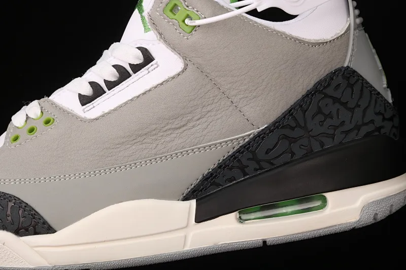 All categories Air Jordan Jordan series basketball shoes Air Jordan 3 Air Jordan 3 Retro "Chlorophyll" AJ3 Joe 3 Chlorophyll Gray Green Manuscript 136064-006